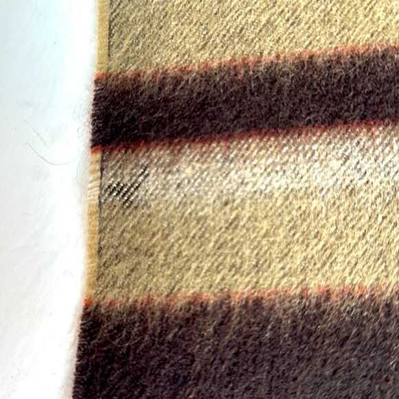 Men’s Wool Winter Scarf Chocolate Brown made in Uruguay - Picture 8 of 8